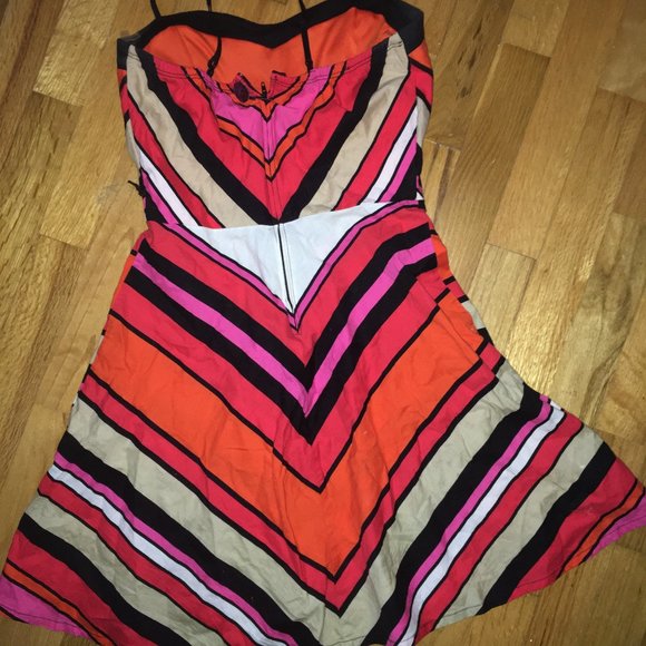 Retro Pinup chevron Dress - Picture 3 of 5